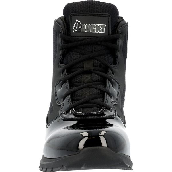 ロッキー メンズ シューズ ブーツ・レインブーツ Rocky 6 Black Side Zipublic Service Boot Black ブラック