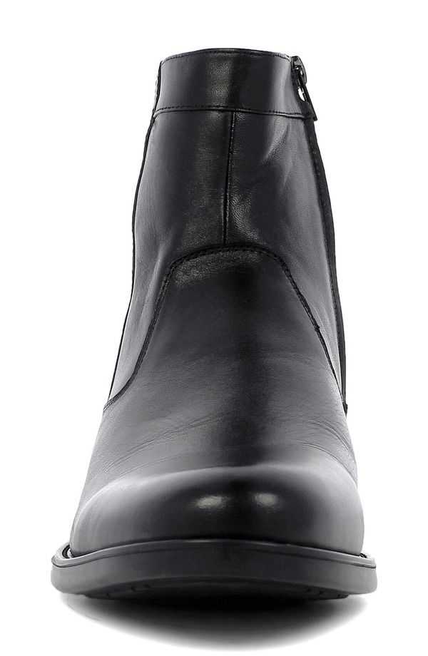 フローシャイム メンズ シューズ ブーツ・レインブーツ Florsheim Midtown Zip Boot Black Leather ブラック