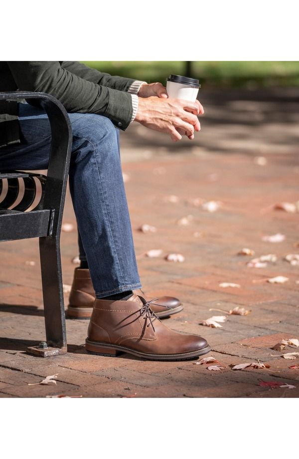 フローシャイム メンズ シューズ ブーツ・レインブーツ Florsheim Forge Chukka Boot Brown ブラウン
