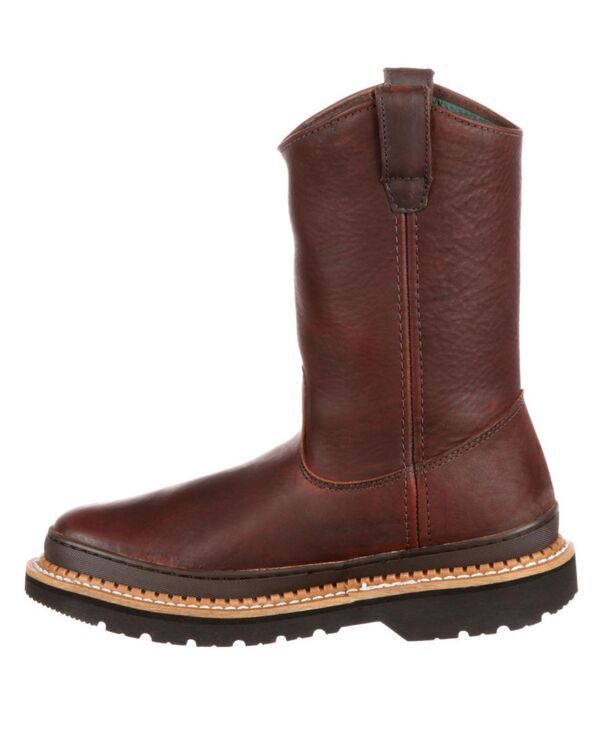 ジョージブーツ メンズ シューズ ブーツ・レインブーツ GEORGIA BOOT Mens Giant PullOn Work Boot Soggy brown ブラウン