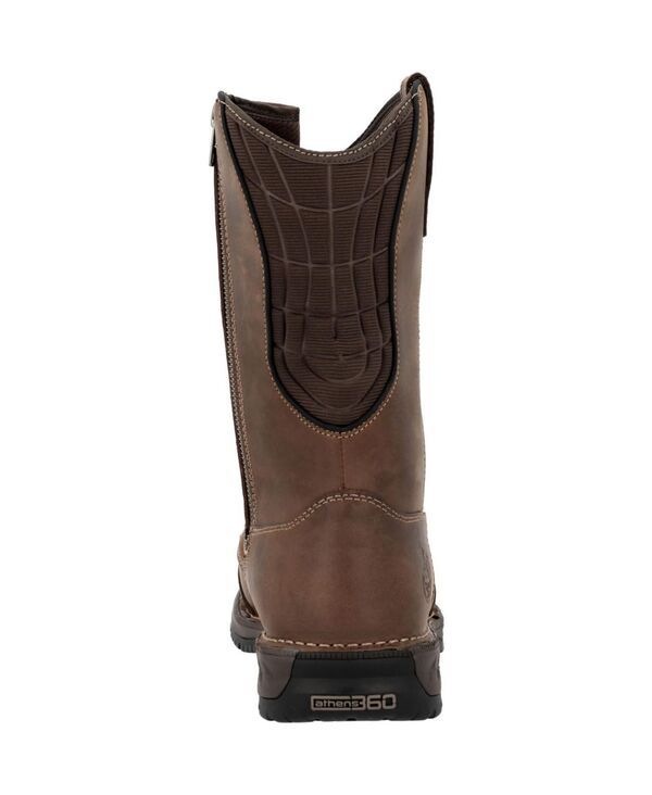 ジョージブーツ メンズ シューズ ブーツ・レインブーツ GEORGIA BOOT Mens Athens 360 11 PullOn Waterproof MocToe Work Boot Brown