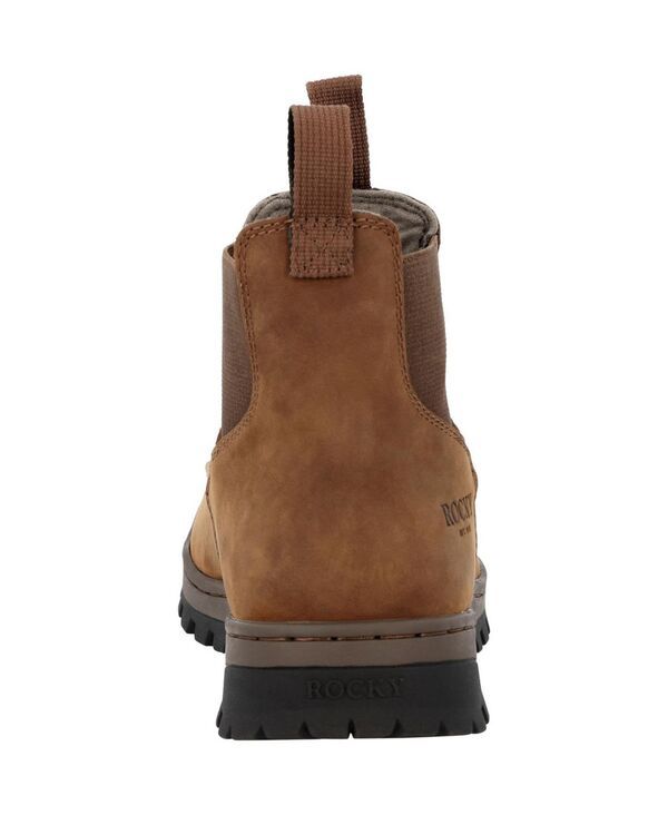 ロッキー メンズ シューズ ブーツ・レインブーツ チェルシー ROCKY Mens Outback LTE Moc Toe Chelsea Outdoor Boot Brown ブラウン ロッキー メンズ シューズ ブーツ・レインブーツ チェルシー ROCKY Mens Outback LTE Moc Toe Chelsea Outdoor Boot Brown ブラウン