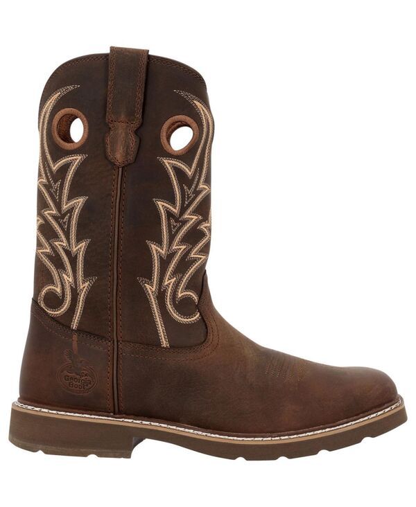 ジョージブーツ メンズ シューズ ブーツ・レインブーツ Tシャツ GEORGIA BOOT Mens Core 37 11 Steel Toe Western PullOn Work Boot Bro ジョージブーツ メンズ シューズ ブーツ・レインブーツ Tシャツ GEORGIA BOOT Mens Core 37 11 Steel Toe Western PullOn Work Boot Bro