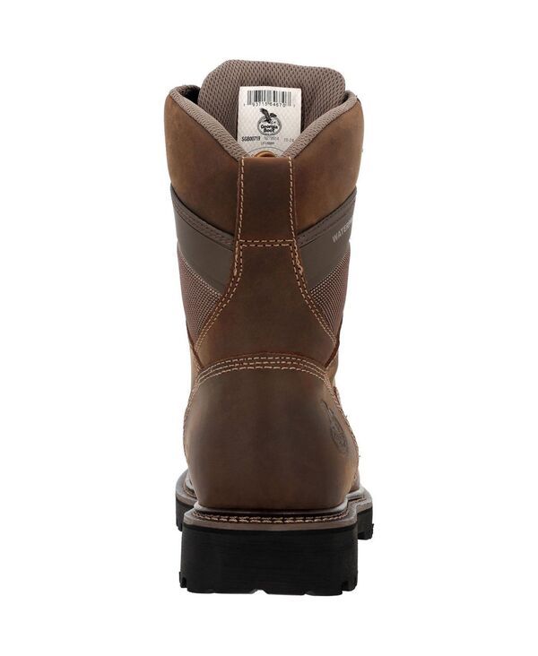 ジョージブーツ メンズ シューズ ブーツ・レインブーツ ヒール GEORGIA BOOT Mens Core 37 9 Low Heel Waterproof Logger Work Boot Bro
