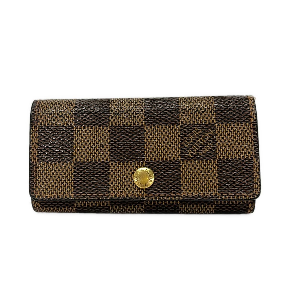 LOUIS VUITTON(ルイヴィトン) キーケース ダミエ ミュルティクレ4 N62631 エベヌ