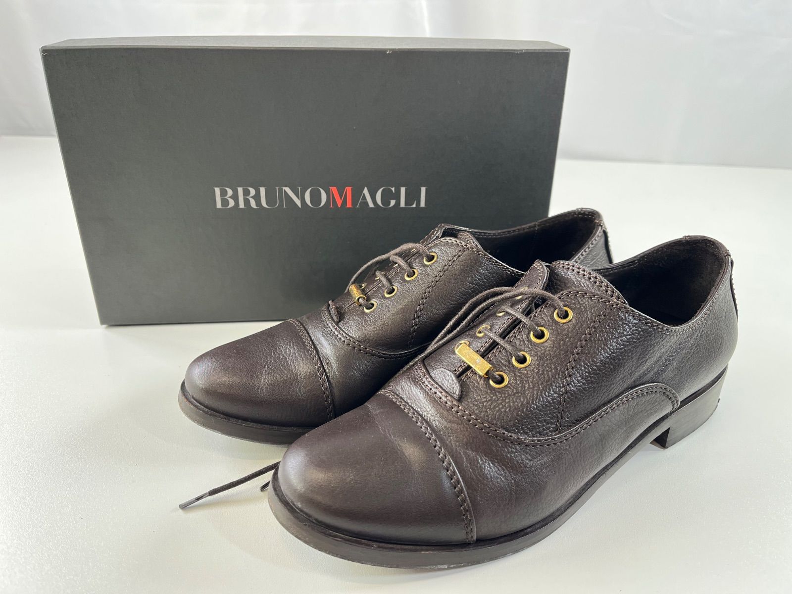 未使用［ブルーノマリ］本革シューズ ☆美品 ブルーノマリ BRUNOMAGLI レザーシューズ JACINTHA 革靴