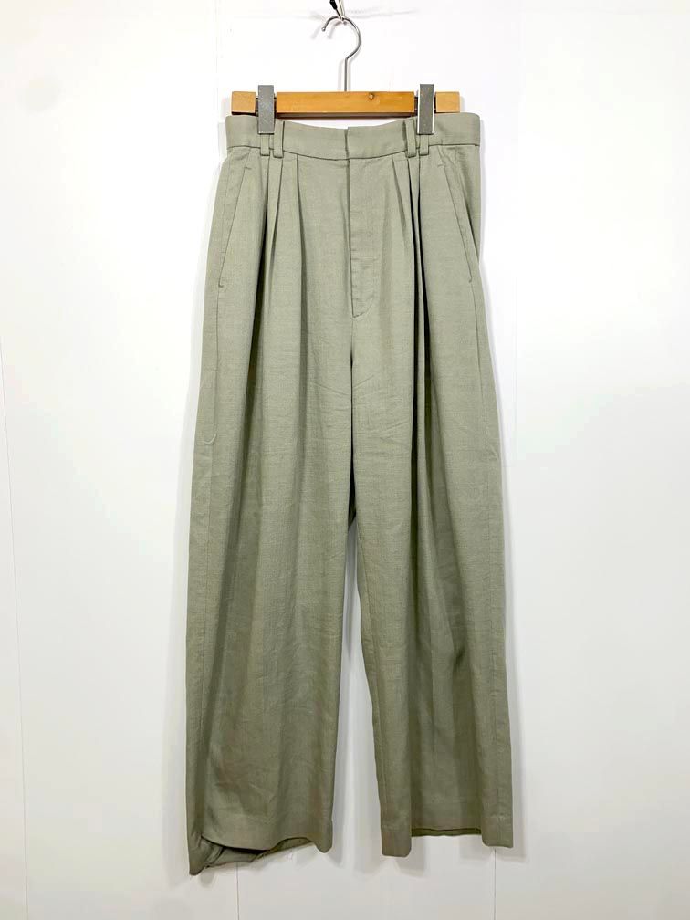 6(ROKU) ロク BEUTY＆YOUTH UNITED ARROWS オックスフォード タック パンツ size32/XXS/グレー系 ■■◎レディース