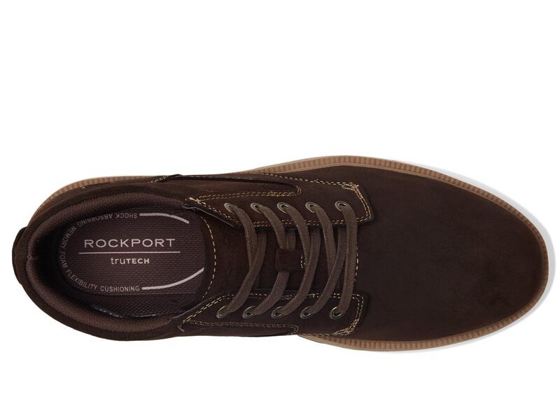 ロックポート メンズ シューズ ブーツ・レインブーツ Rockport Seamus Dark Brown Sued ブラウン