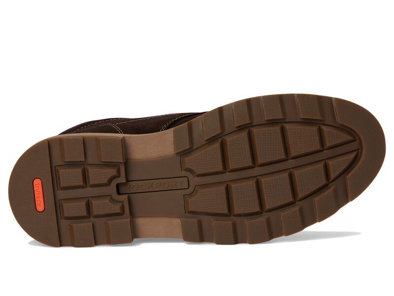 ロックポート メンズ シューズ ブーツ・レインブーツ Rockport Seamus Dark Brown Sued ブラウン
