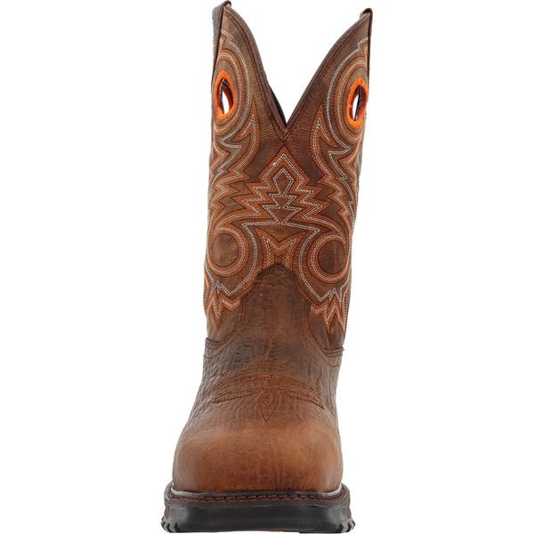 ドゥランゴ メンズ シューズ ブーツ・レインブーツ DURANGO Composite Toe Western Work Boot Bay Brown And Steel Cut Oat ブラウン