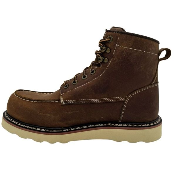 アドテック メンズ シューズ ブーツ・レインブーツ AdTec Rancho 6 MocToe Work Boots Crazy Horse
