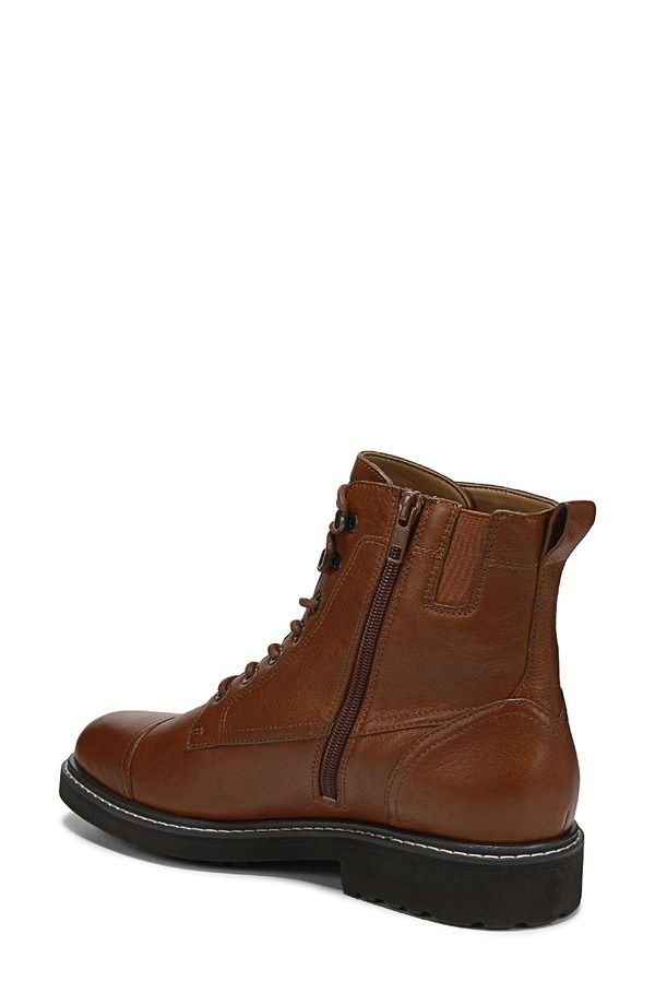 バイオニック メンズ シューズ ブーツ・レインブーツ レース Vionic Livermore Waterepellent LaceUp Bootie Tan Leather タン