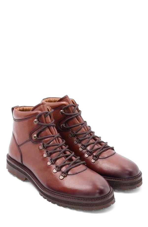 アンソニー ヴィア メンズ シューズ ブーツ・レインブーツ Anthony Veer Highland Mountain Boot Black Leather ブラック