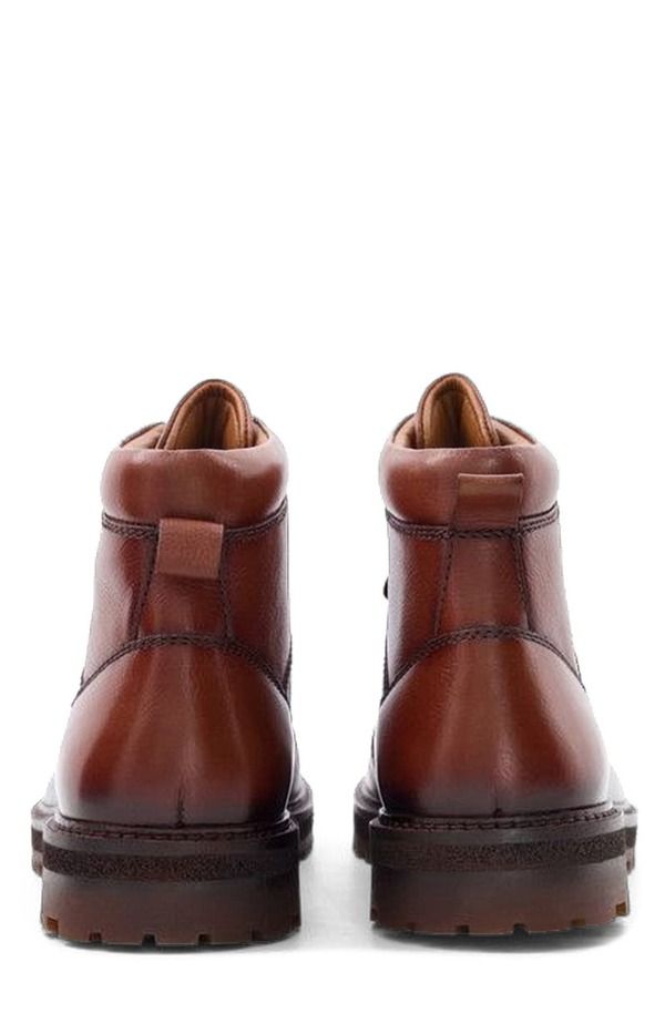 アンソニー ヴィア メンズ シューズ ブーツ・レインブーツ Anthony Veer Highland Mountain Boot Black Leather ブラック