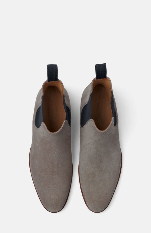 スカロッソ メンズ シューズ ブーツ・レインブーツ チェルシーブーツ チェルシー SCAROSSO Giancarlo Chelsea Boots Taupe Suede トープ スカロッソ メンズ シューズ ブーツ・レインブーツ チェルシーブーツ チェルシー SCAROSSO Giancarlo Chelsea Boots Taupe Suede トープ