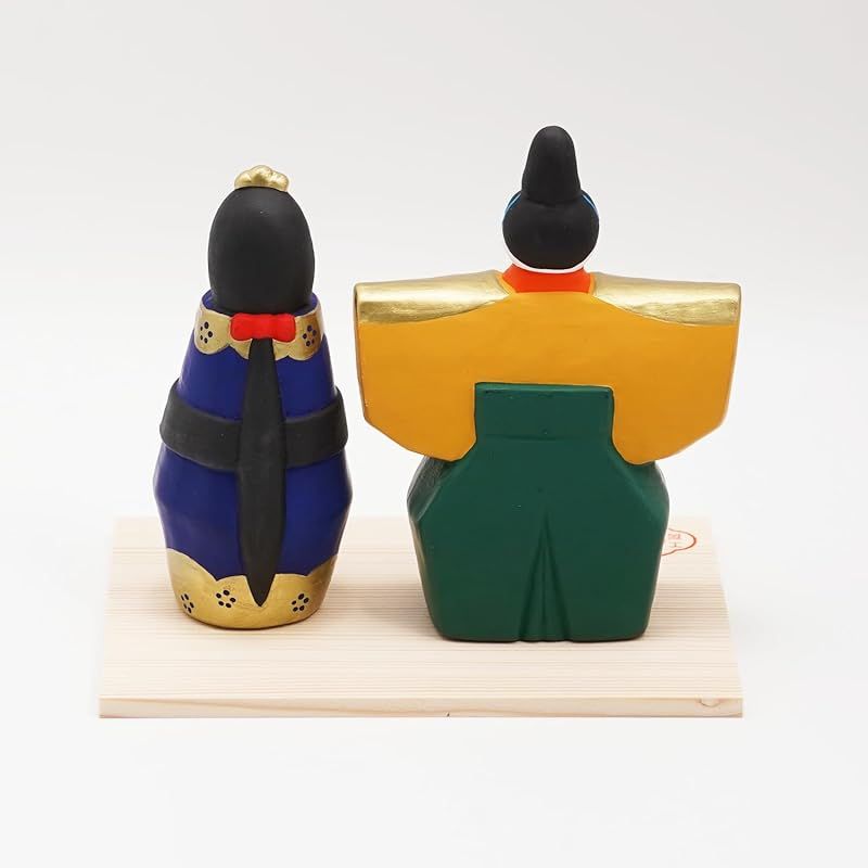 【新品】 ふくべ屋 瀬戸焼 雛人形 立雛 玩具工房 台座付き モダンでかわいらしい 贈り物にも 【新品】 ふくべ屋 瀬戸焼 雛人形 立雛 玩具工房 台座付き モダンでかわいらしい 贈り物にも