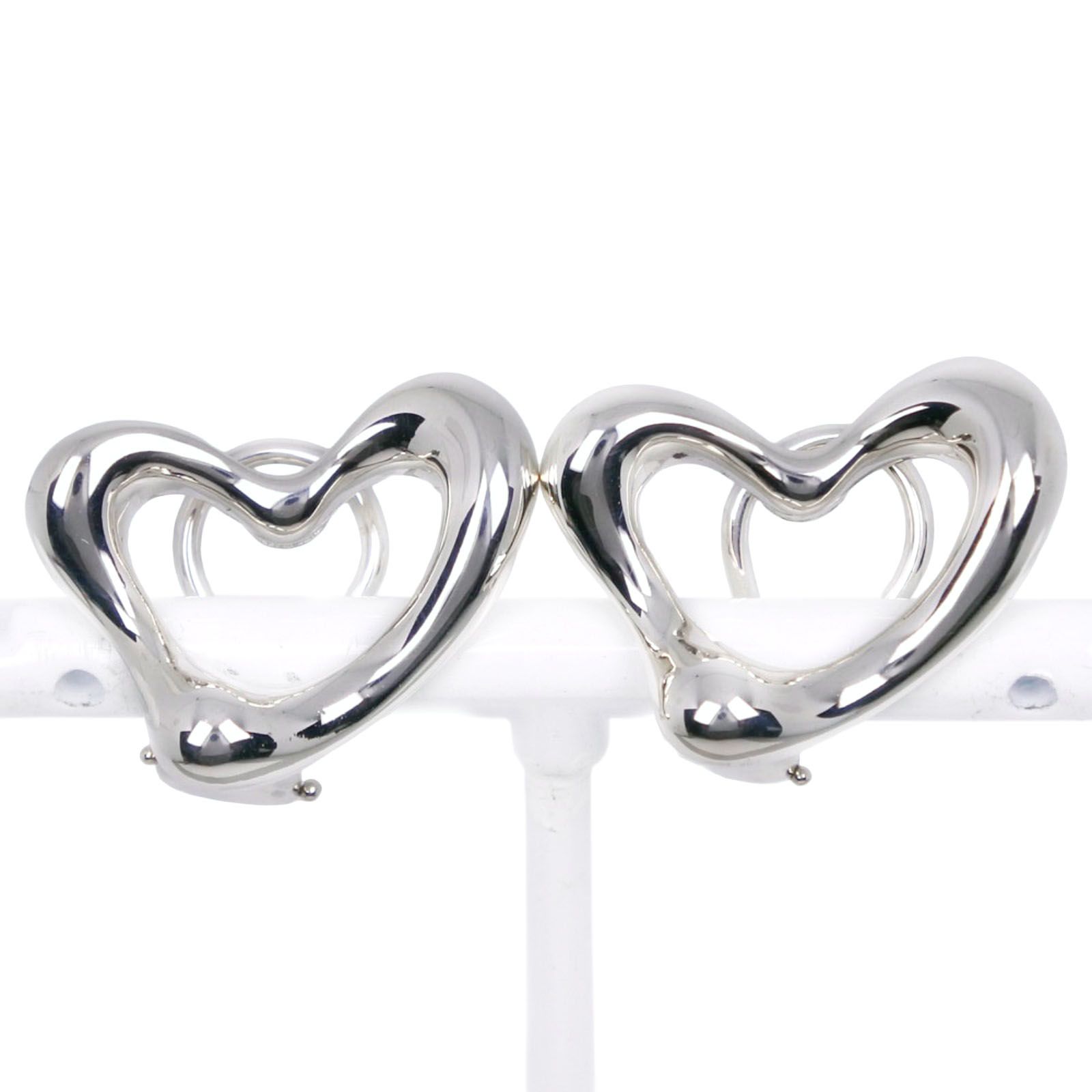 【TIFFANY&Co.】ティファニー オープンハート エルサ・ペレッティ シルバー925 レディース 11.5g イヤリング