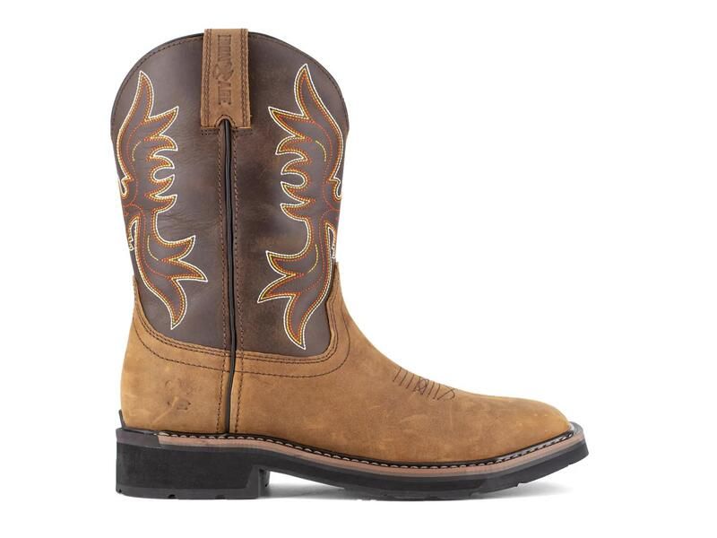 アイロンエイジ メンズ シューズ ブーツ・レインブーツ Iron AgeOutlawork Cowboy Boot Mens Dark Brown ブラウン アイロンエイジ メンズ シューズ ブーツ・レインブーツ Iron AgeOutlawork Cowboy Boot Mens Dark Brown ブラウン
