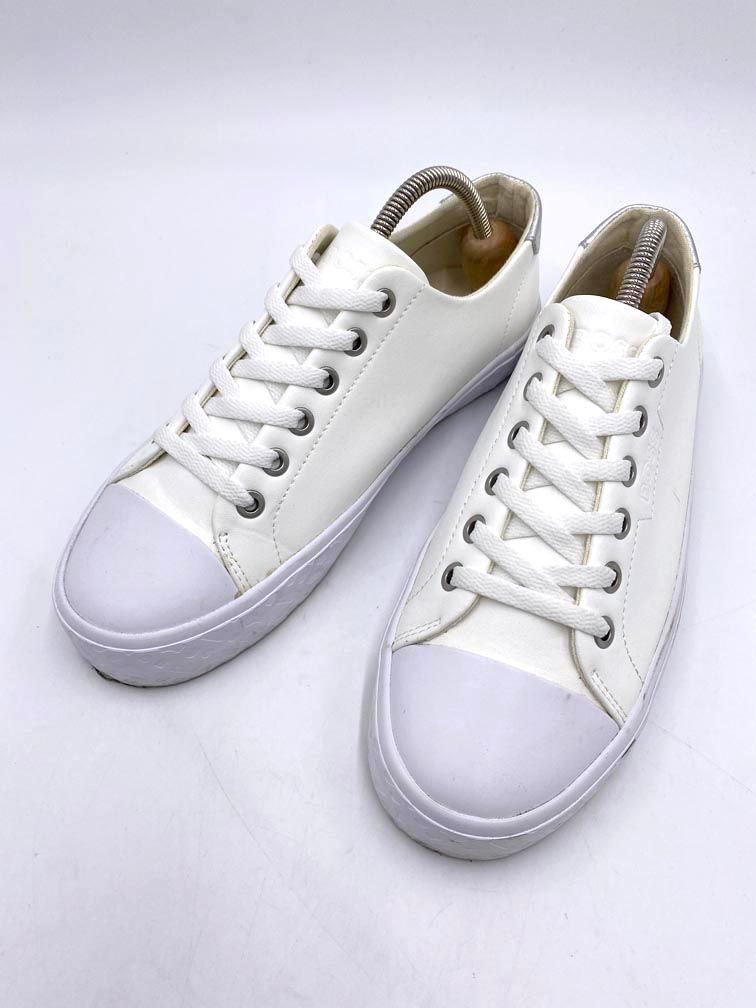 HUGO BOSS ヒューゴ･ボス Aiden TENN LTMT 50493274 ローカット スニーカー size37/白 ■■◎レディース