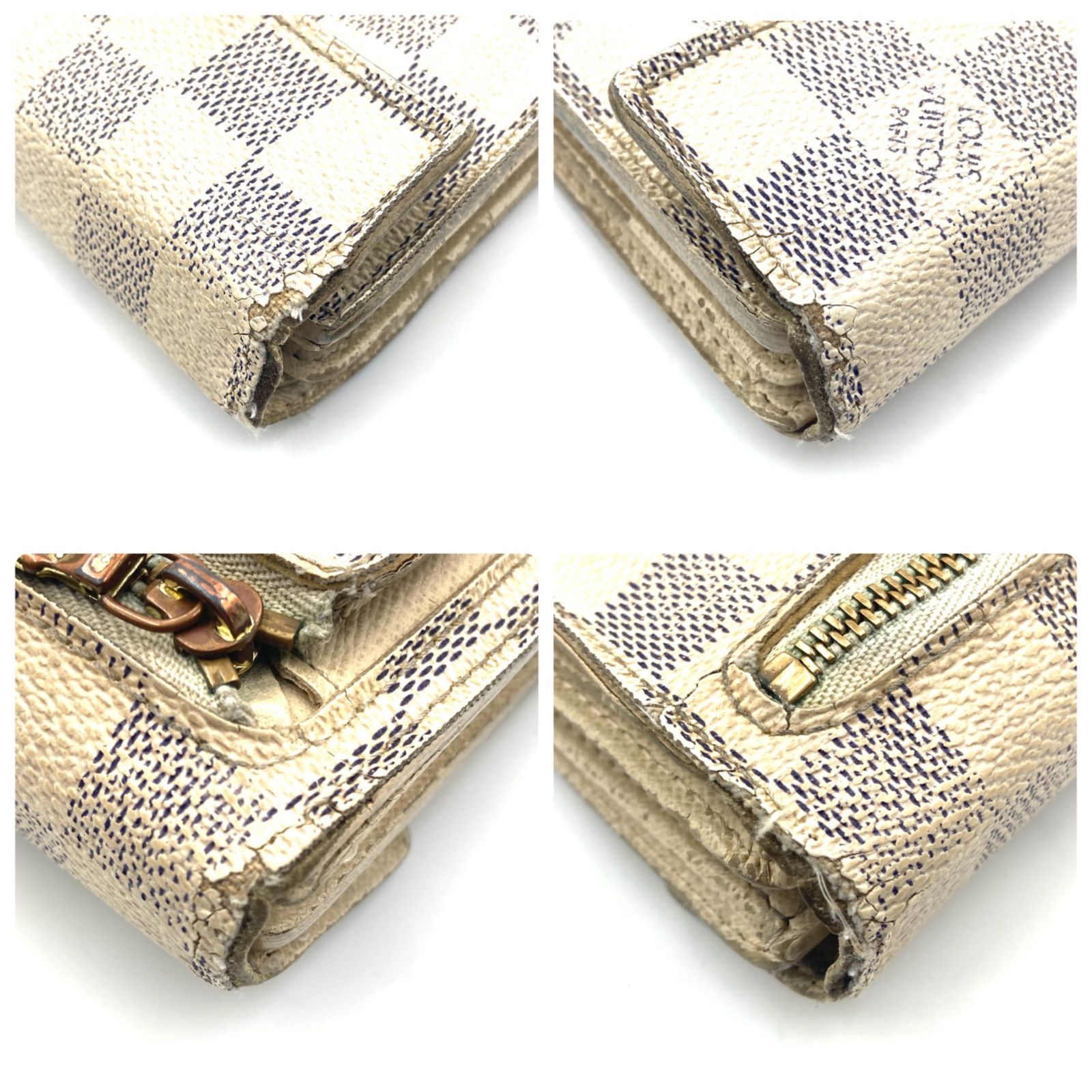 LOUIS VUITTON ルイヴィトン ダミエ アズール ポルトフォイユ コアラ