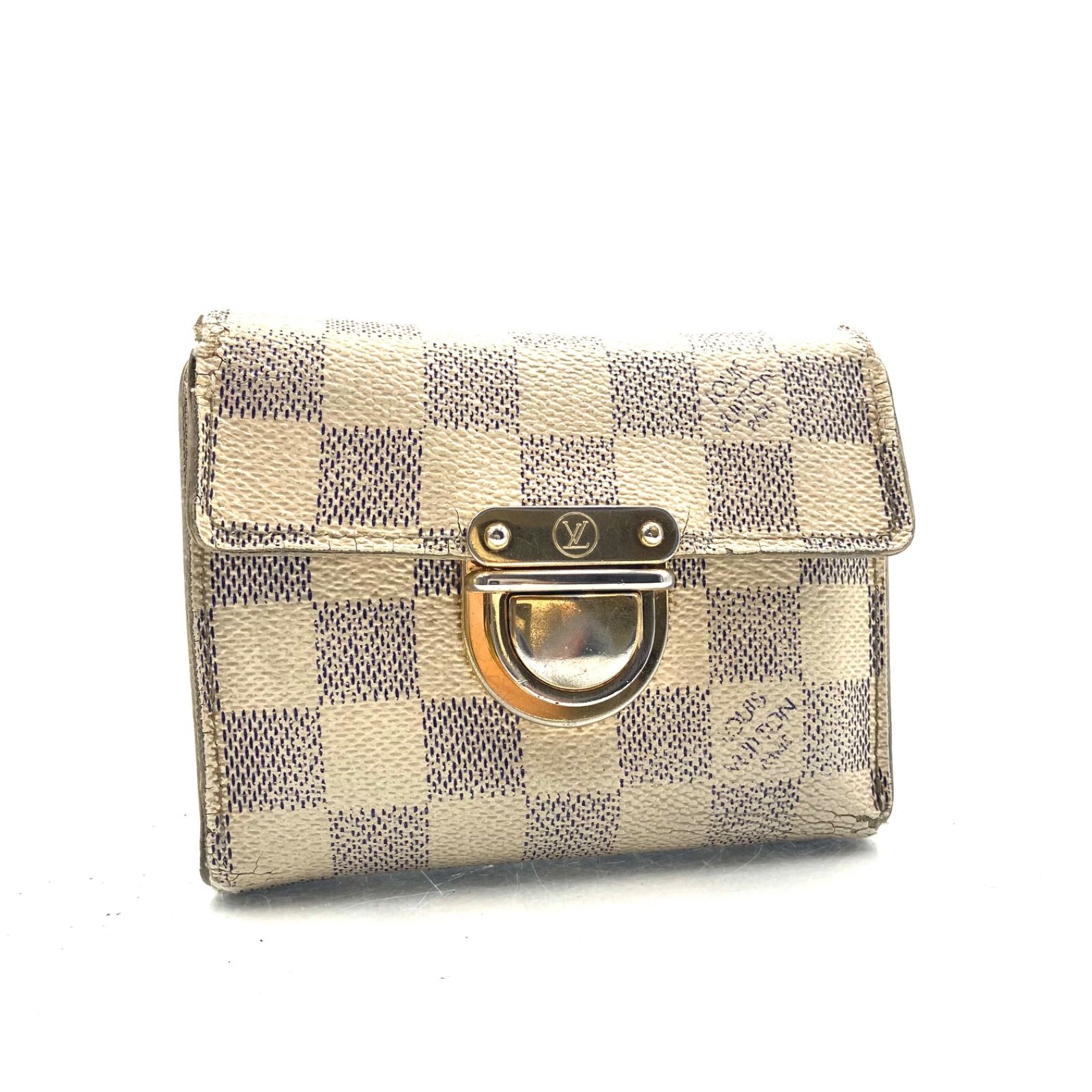 LOUIS VUITTON ルイヴィトン ダミエ アズール ポルトフォイユ コアラ