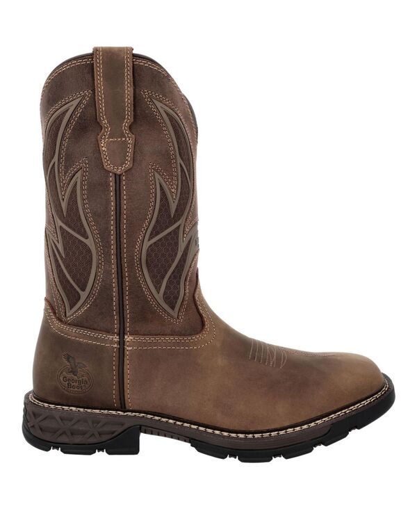 ジョージブーツ メンズ シューズ ブーツ・レインブーツ GEORGIA BOOT Mens CarboTec FLX 11 PullOn Work Boot Brown ブラウン ジョージブーツ メンズ シューズ ブーツ・レインブーツ GEORGIA BOOT Mens CarboTec FLX 11 PullOn Work Boot Brown ブラウン