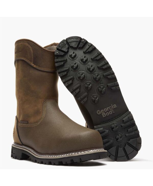ジョージブーツ メンズ シューズ ブーツ・レインブーツ GEORGIA BOOT Mens Brute Met Guard Composite Toe Waterproof Work Boot Bro ジョージブーツ メンズ シューズ ブーツ・レインブーツ GEORGIA BOOT Mens Brute Met Guard Composite Toe Waterproof Work Boot Bro