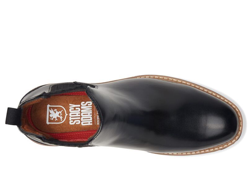 ステイシーアダムス メンズ シューズ ブーツ・レインブーツ チェルシーブーツ チェルシー Stacy Adams Platt Chelsea Boots Black ブラック