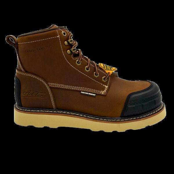 アドテック メンズ シューズ ブーツ・レインブーツ AdTec Guardian 6 Comp Toe Guard Work Boot Crazy Horse