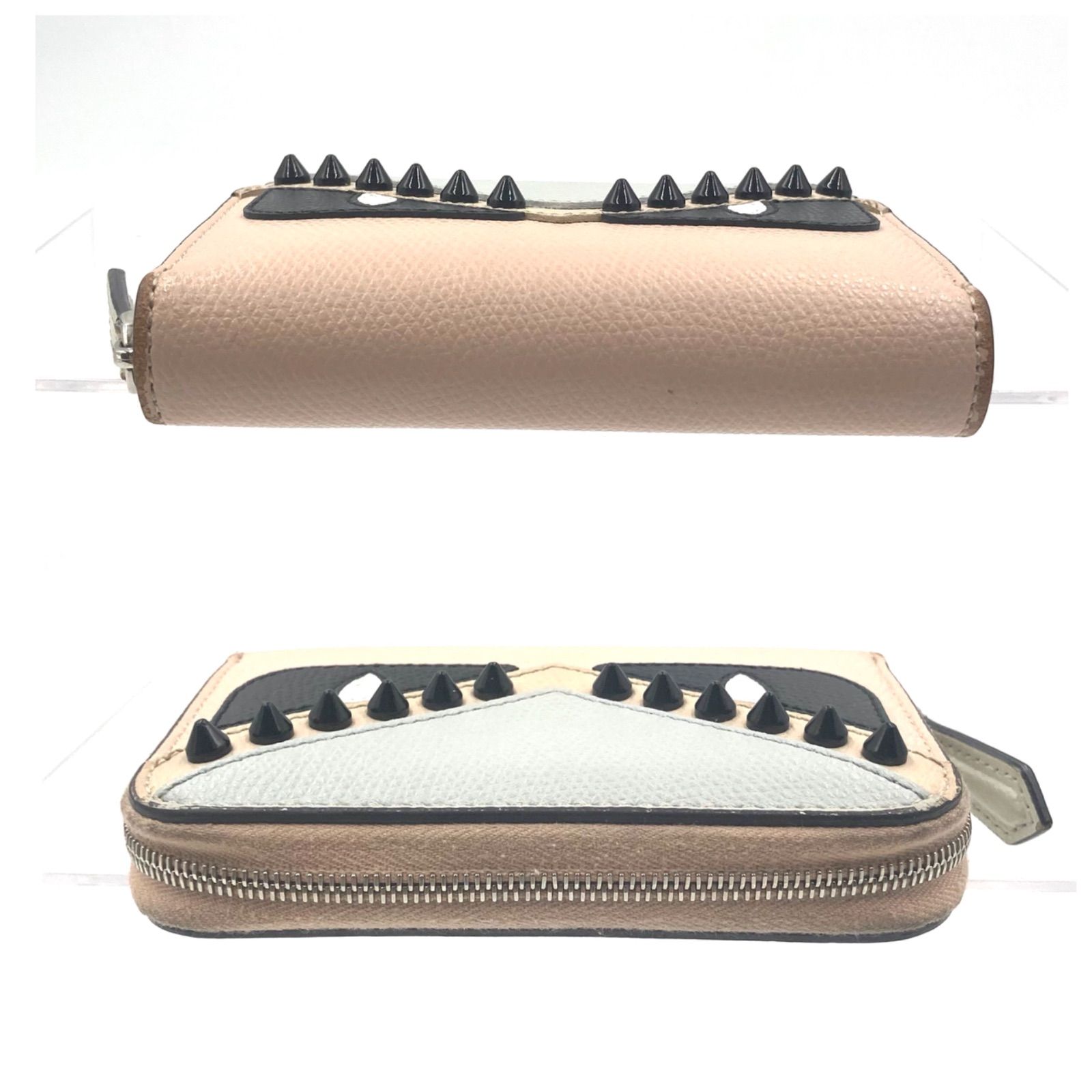 FENDI フェンディ バグスアイ モンスター スタッズ付き ジップ