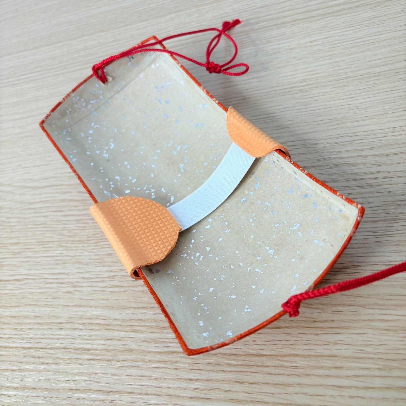 三味線 胴掛け 和柄 オレンジ系 伝統模様 和楽器 小物 - メルカリ