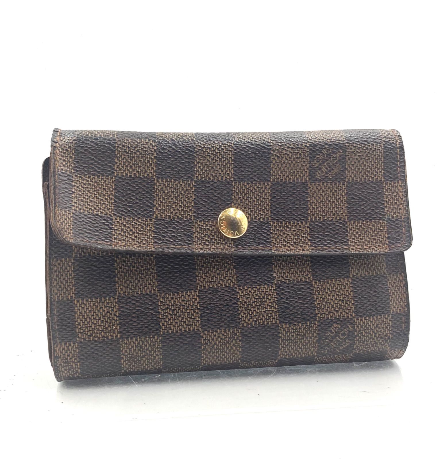 LOUIS VUITTON ルイヴィトン ダミエ エベヌ ポルトフォイユ