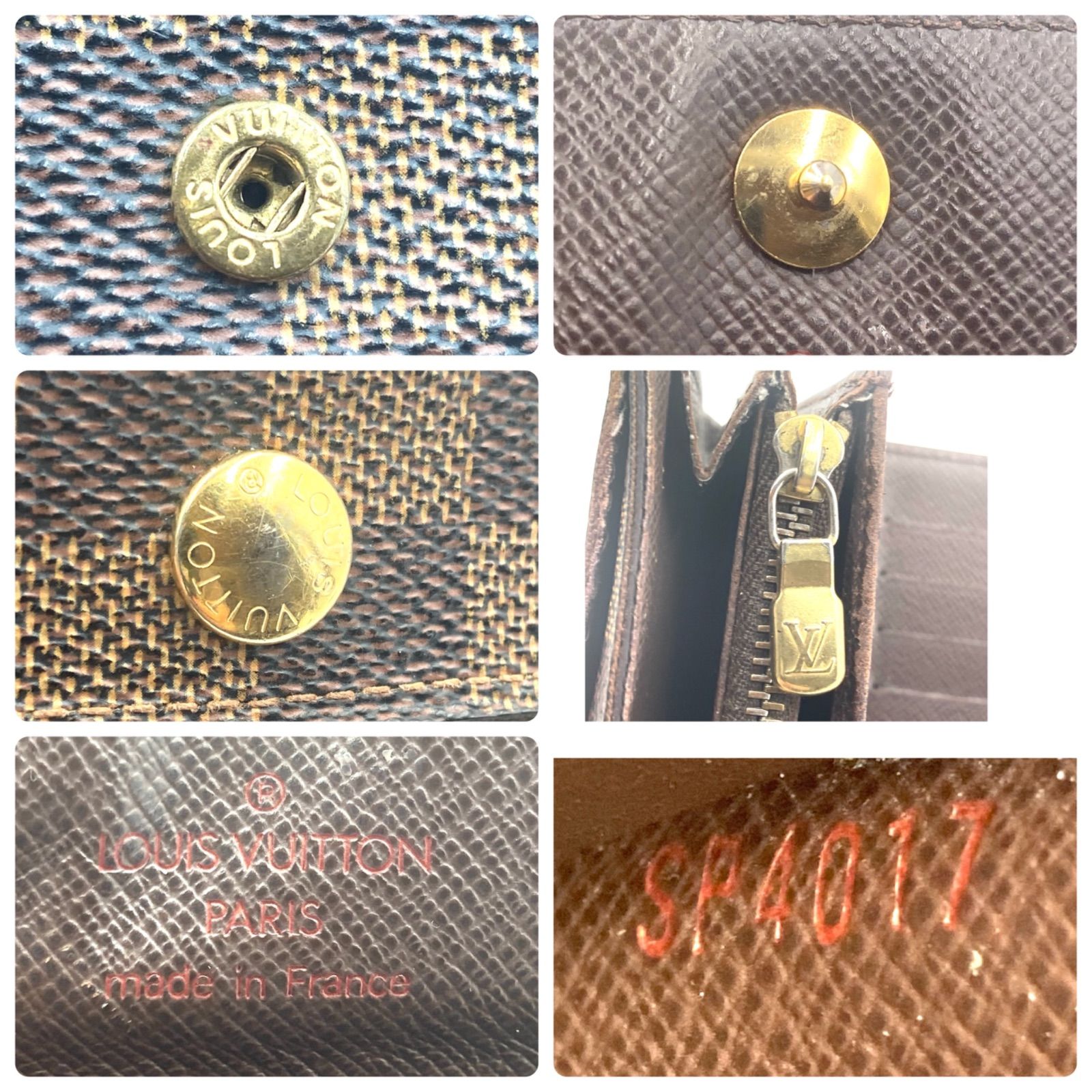LOUIS VUITTON ルイヴィトン ダミエ エベヌ ポルトフォイユ