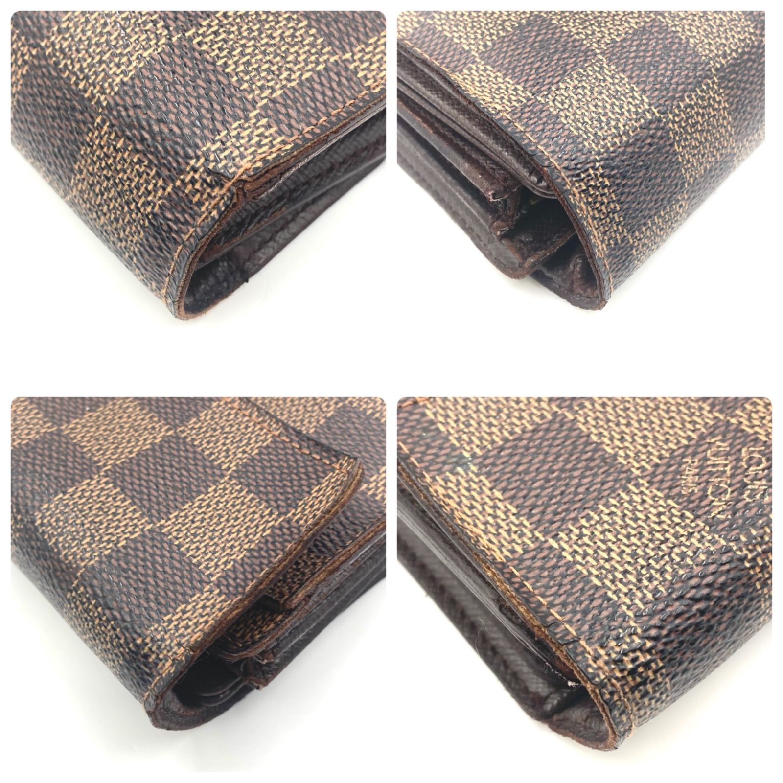 LOUIS VUITTON ルイヴィトン ダミエ エベヌ ポルトフォイユ