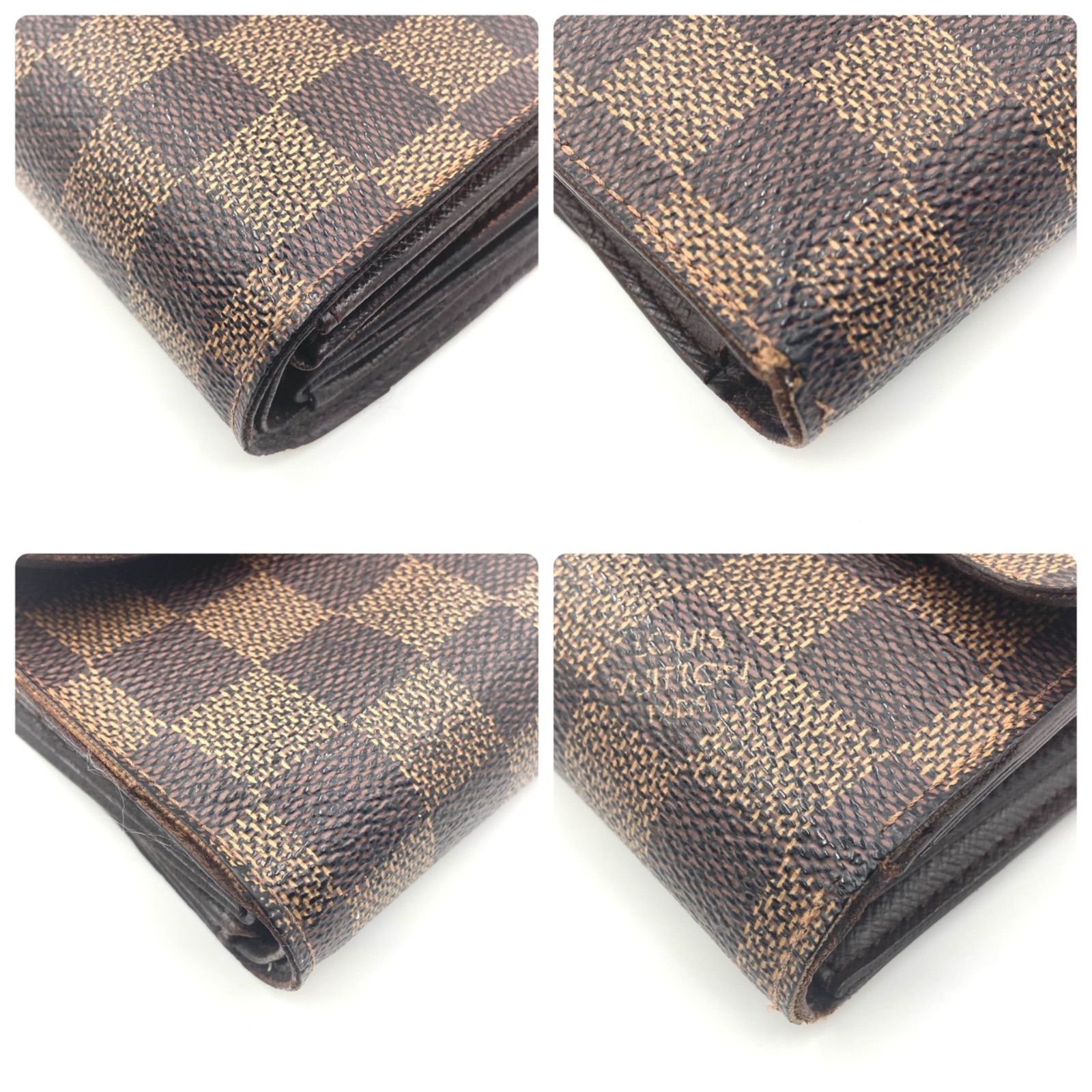 LOUIS VUITTON ルイヴィトン ダミエ エベヌ ポルトフォイユ