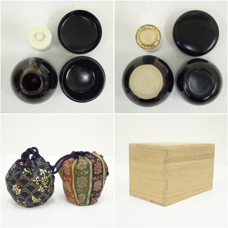 茶道 茶道具入れ 茶道具 茶箱 基本10点 セット 花七宝 メーカー直送品 返品
