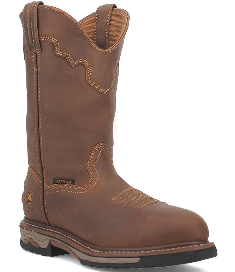 ダンポスト メンズ シューズ ブーツ・レインブーツ レザー Dan Post Mens Journeyman 11 Waterproof Leather Round Toe Work Boots Sa