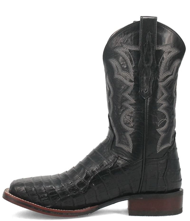 ダンポスト メンズ シューズ ブーツ・レインブーツ Dan Post Mens Kingsly 11 Caiman Square Toe Western Boots Black ブラック ダンポスト メンズ シューズ ブーツ・レインブーツ Dan Post Mens Kingsly 11 Caiman Square Toe Western Boots Black ブラック