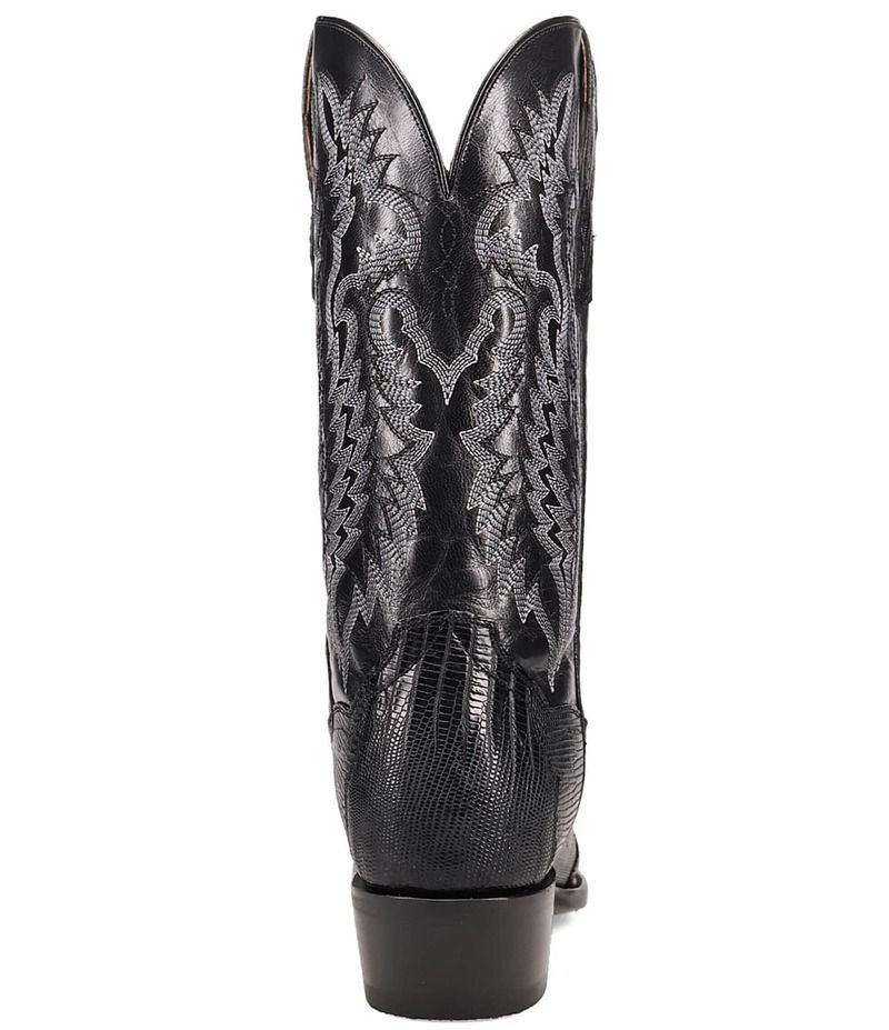 ダンポスト メンズ シューズ ブーツ・レインブーツ Dan Post Mens Ringold 13 Teju Lizard Square Toe Western Boots Black ブラック