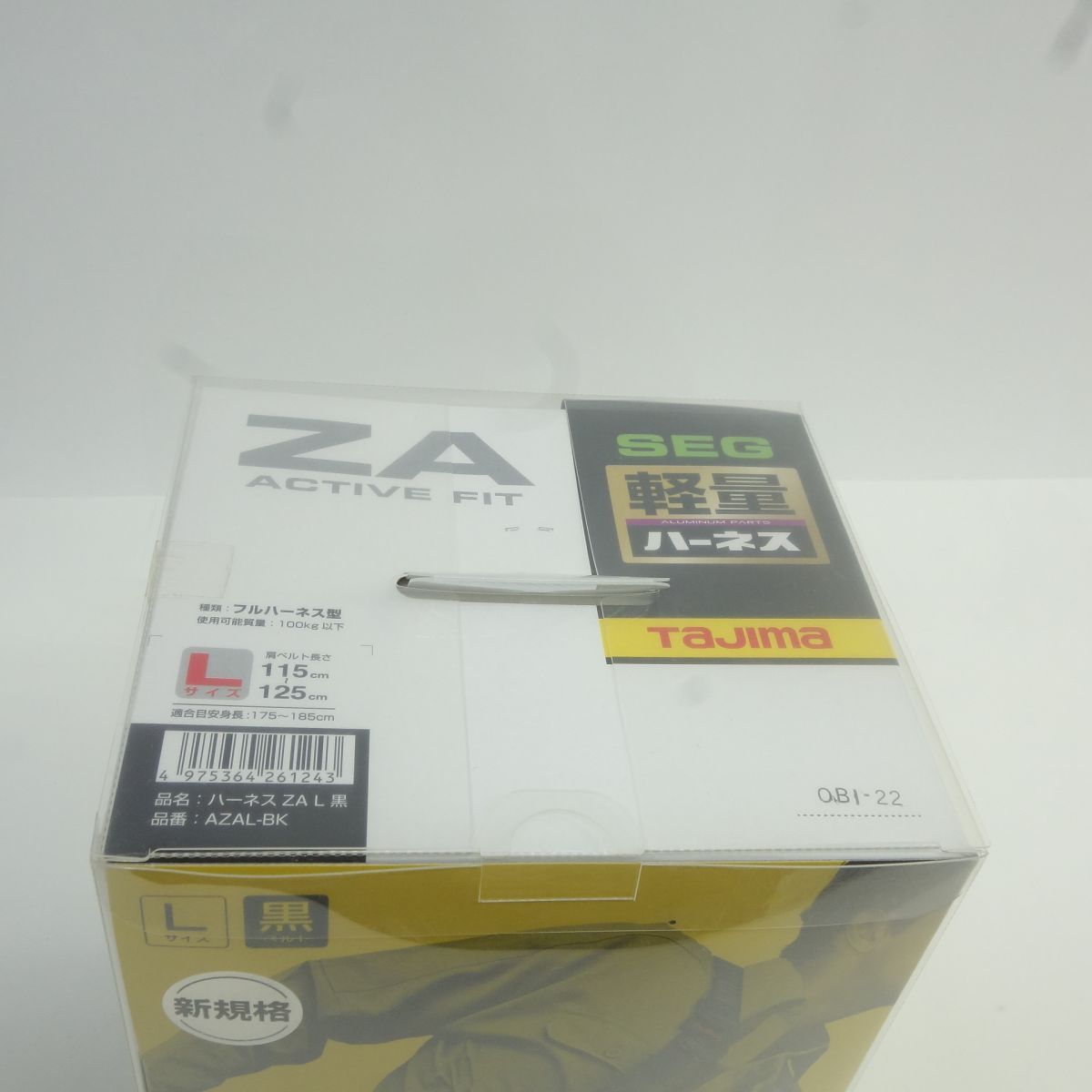【未開封】TAJIMA タジマ ハーネス ZA Lサイズ 黒 AZAL-BK