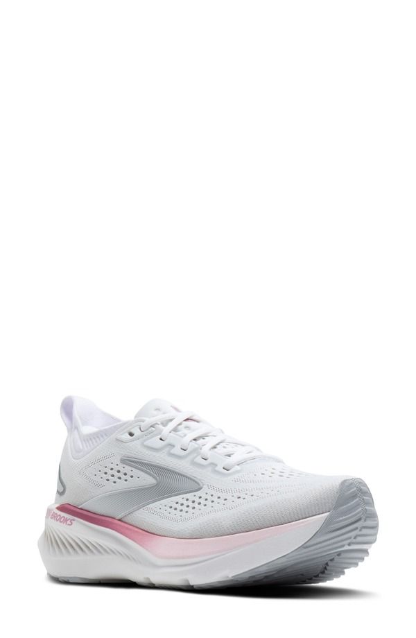 ブルックス レディース シューズ スニーカー Brooks Glycerin GTS 23 Running Shoe White Harbor Mist Metallic ホワイト