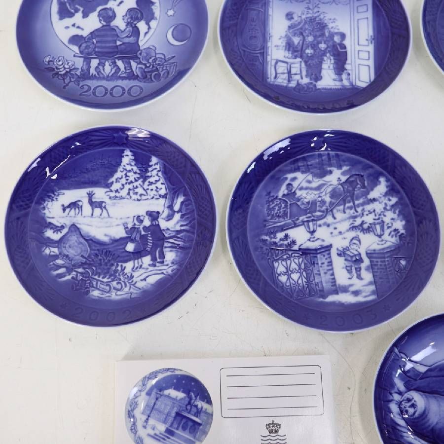 8点セット】 ロイヤルコペンハーゲン 2000年代 イヤープレート
