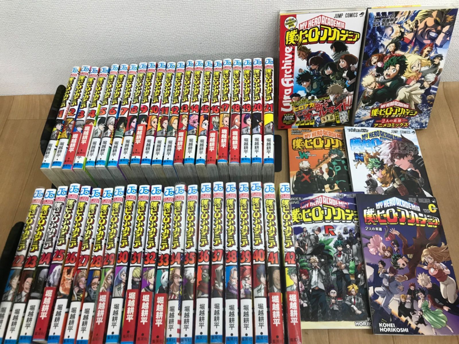 ☆【未開封あり】 僕のヒーローアカデミア 1～42巻 全巻+関連本6冊