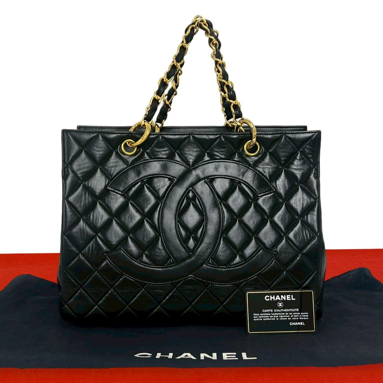 極 美品 カード シール有 4番台 CHANEL シャネル マトラッセ ココ