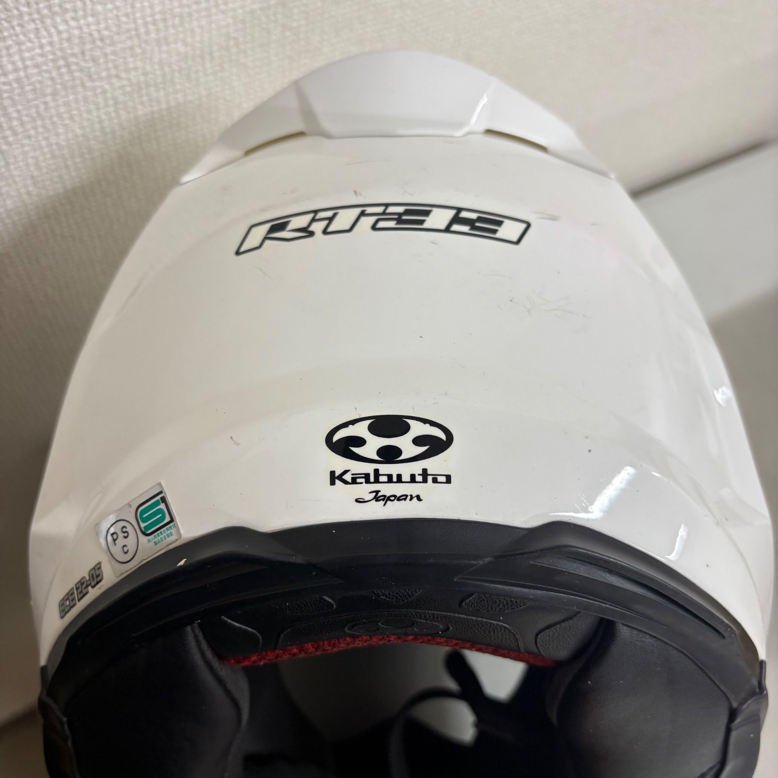 Kabuto フルフェイスヘルメット ホワイト RT33 - メルカリ