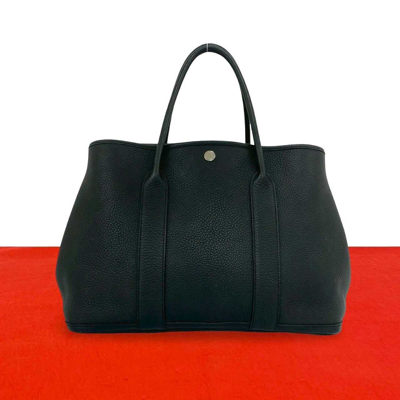 極 美品 □Q 刻印 HERMES エルメス ガーデンパーティPM ネゴンダ