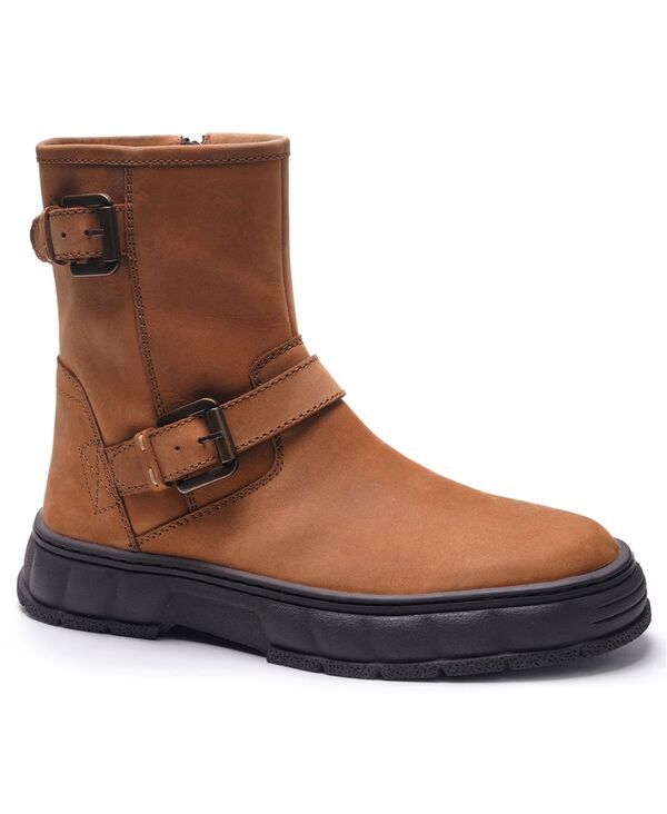 アンソニー ヴィア メンズ シューズ ブーツ・レインブーツ Anthony Veer A Veer Mens Ranger Biker Boots Wheat Brown ブラウン