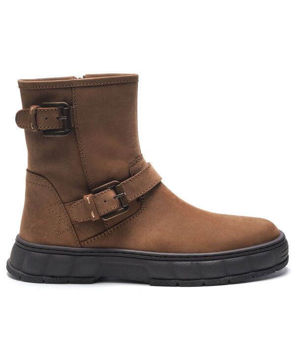 アンソニー ヴィア メンズ シューズ ブーツ・レインブーツ Anthony Veer A Veer Mens Ranger Biker Boots Dark Brown ブラウン
