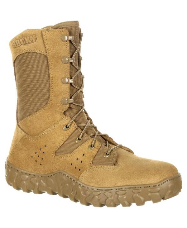 ロッキー メンズ シューズ ブーツ・レインブーツ ROCKY Mens2V Predator Military Boot Coyote brown ブラウン