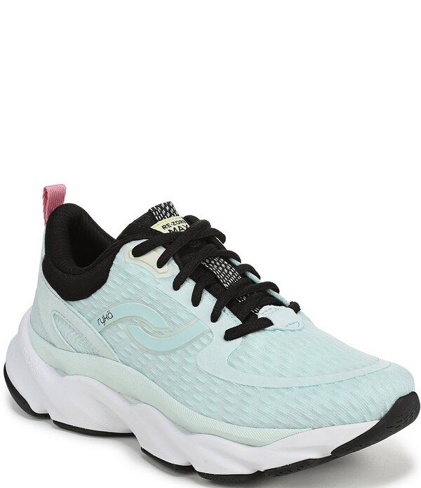 ライカ レディース シューズ スニーカー メッシュ Ryka Womens Rezorb Max Mesh Walking Sneakers Opal Green グリーン